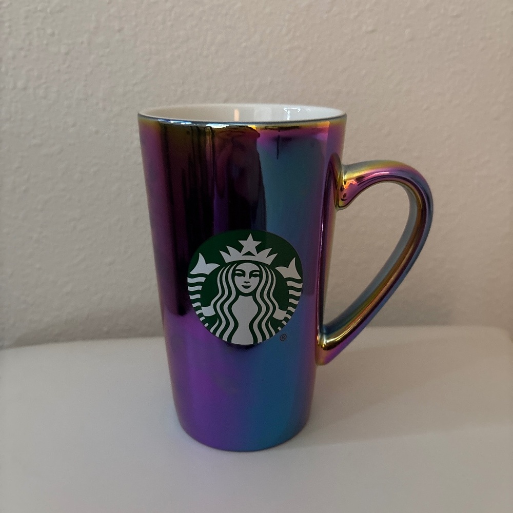 STARBUCKS IRIDESCENT MUG NWOT FOR CHEAP